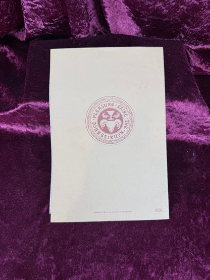 Vintage Paper Program – First Renaissance Pleasure Faire 1967 KPFA Benefit Souvenir