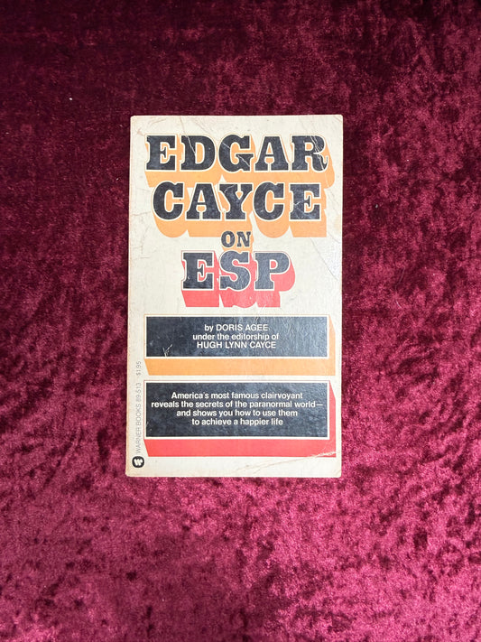 Vintage Paperback Book - ESP - Edgar Cayce - 1976