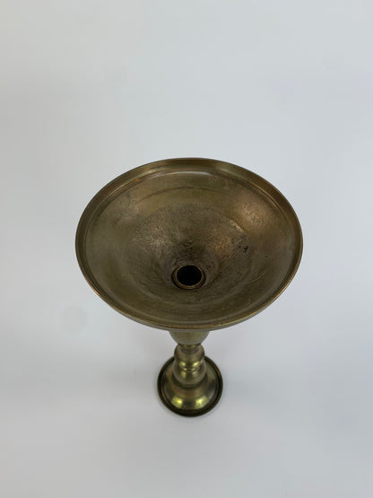 Vintage Brass Home Decor - Candlestick Holder - 10"