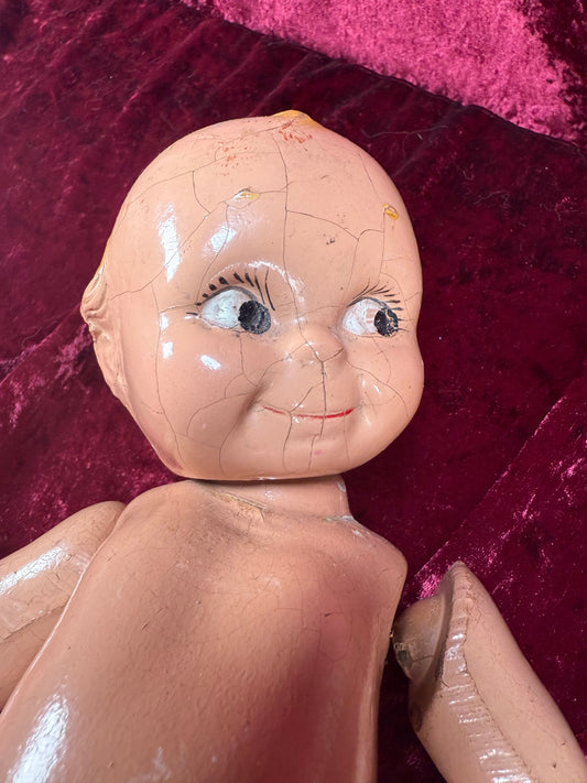 Vintage Halloween - Haunted Doll Parts - Disassembled Composition Kewpie