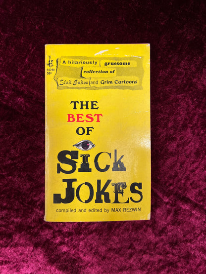 Vintage Paperback Book - The Best of Sick Jokes - Max Rezwin - Pocket Books 1967