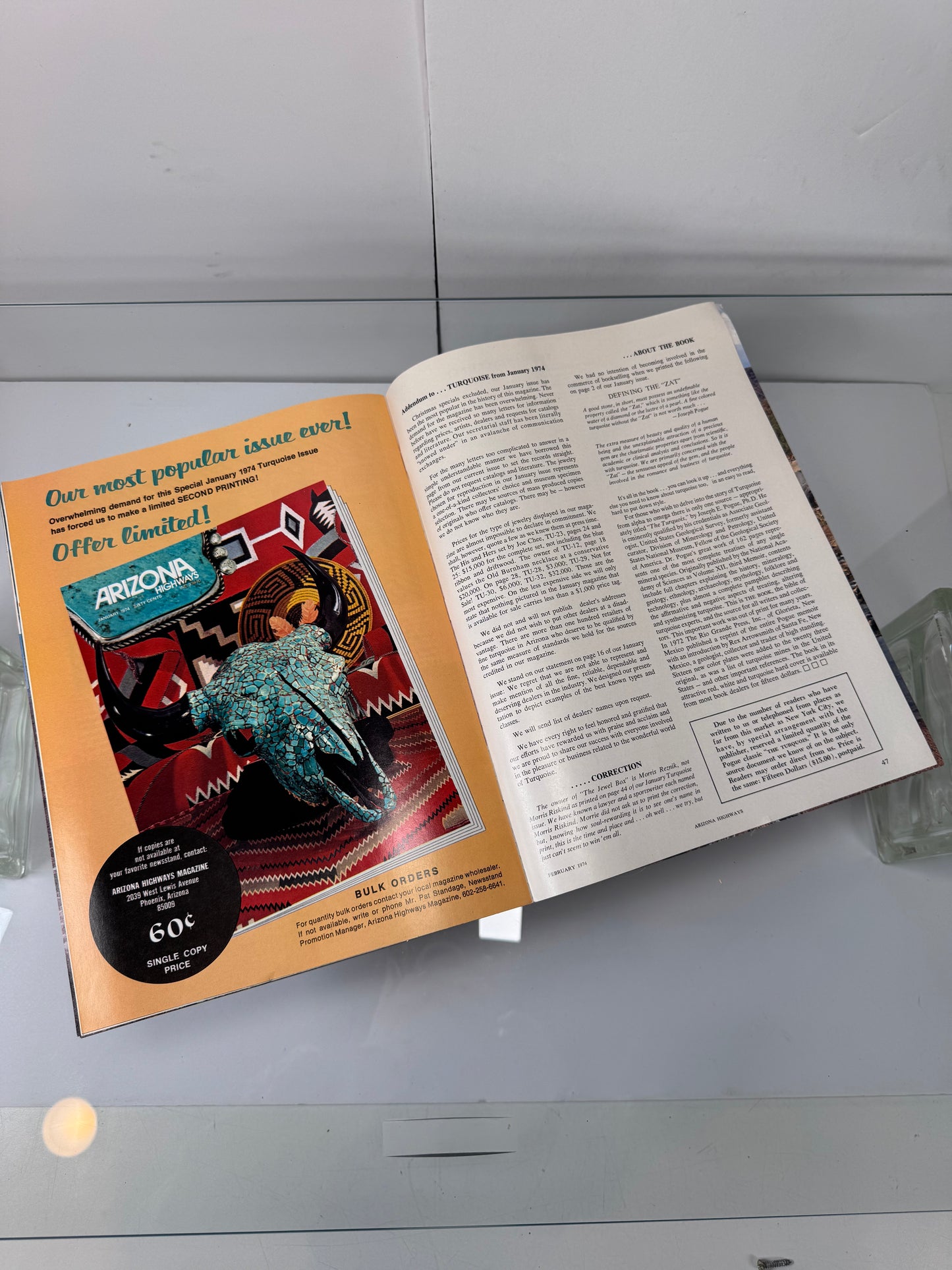 Vintage Ephemera - Arizona Highways Magazine - February 1974