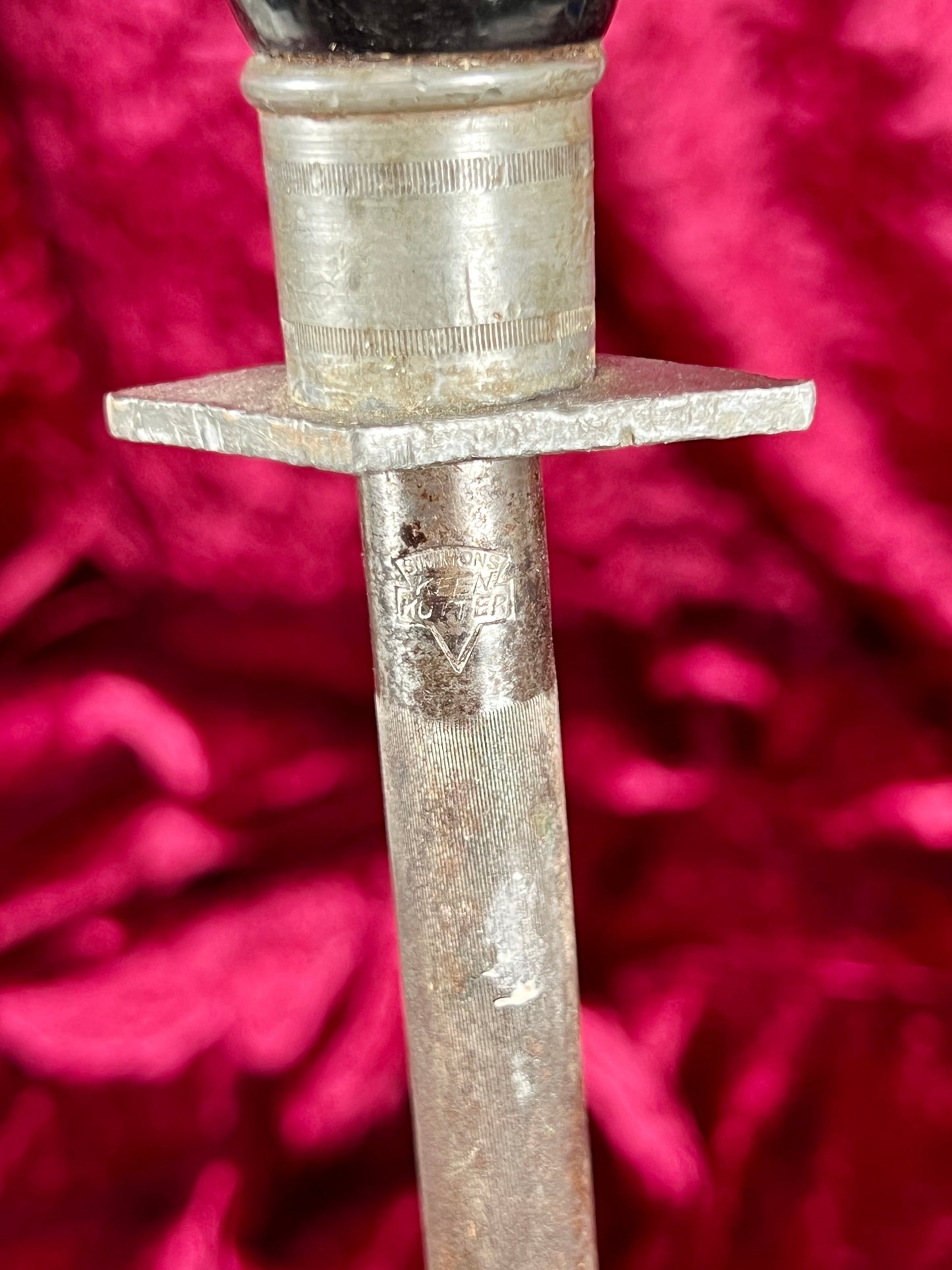 Vintage Kitchen - Stag Handle Knife Sharpener - Keen Kutter - 19.5"