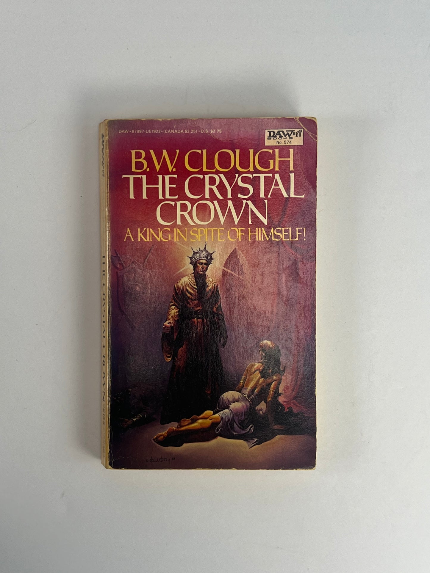 Vintage Paperback - The Crystal Crown - B.W. Clough - 1984