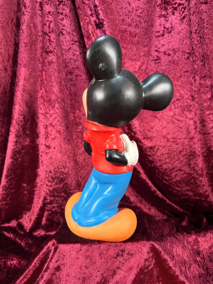 Vintage Collectibles - Mickey Mouse ILLCO Rubber Coin Bank
