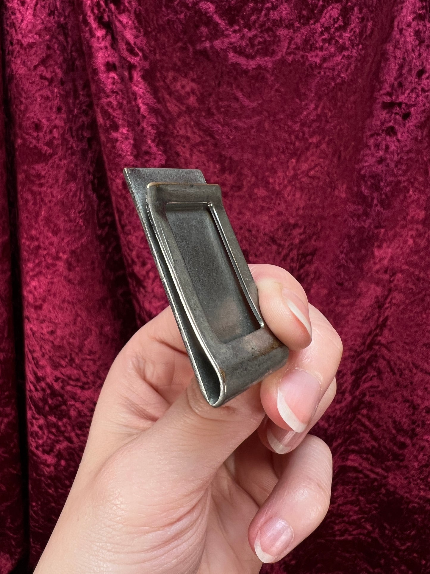 Vintage Metal Money Clip - Masonic Blue Lodge Emblem