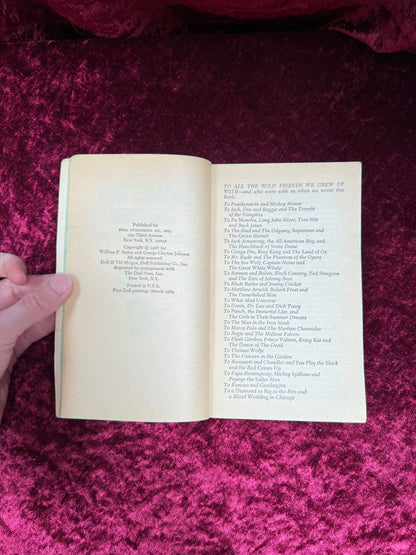 Vintage Paperback Book - Logan's Run - William F. Nolan & George Clayton Johnson - Dell 1969