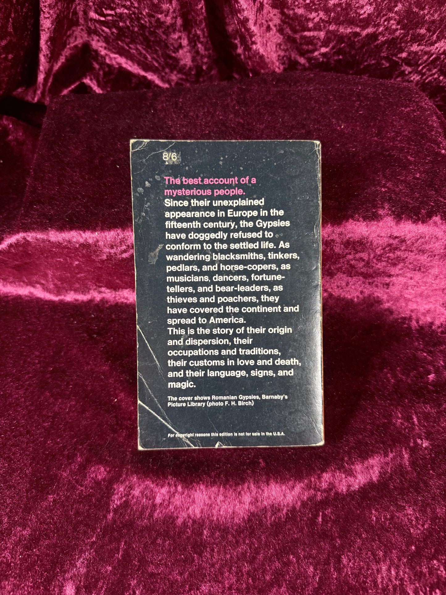 Vintage The Gypsies by Jean-Paul Clébert 1967 Penguin Anthropology Paperback