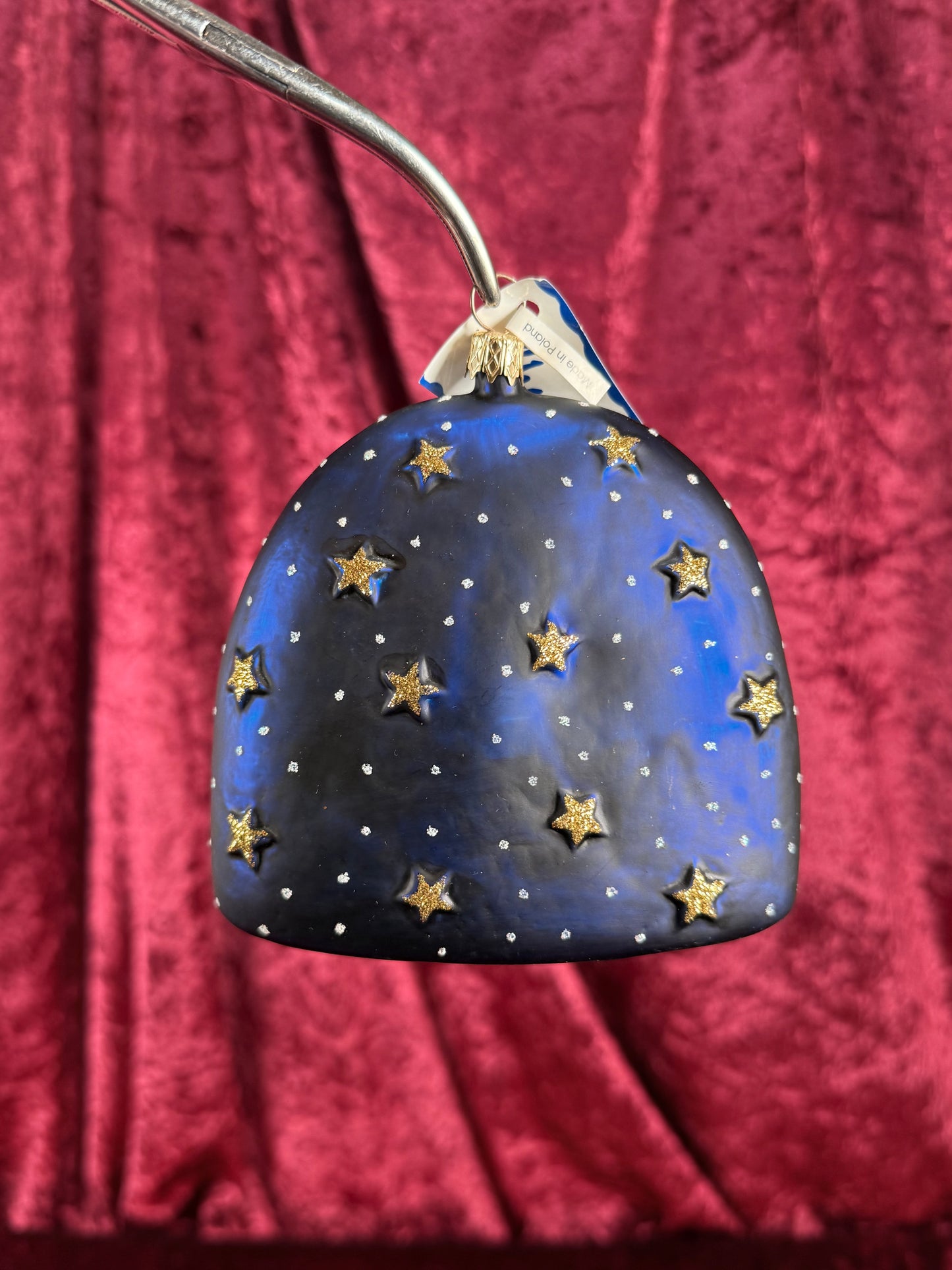 Vintage Christmas - Handblown Glass Ornament - Howling Coyotes - Chris Bubany - Poland