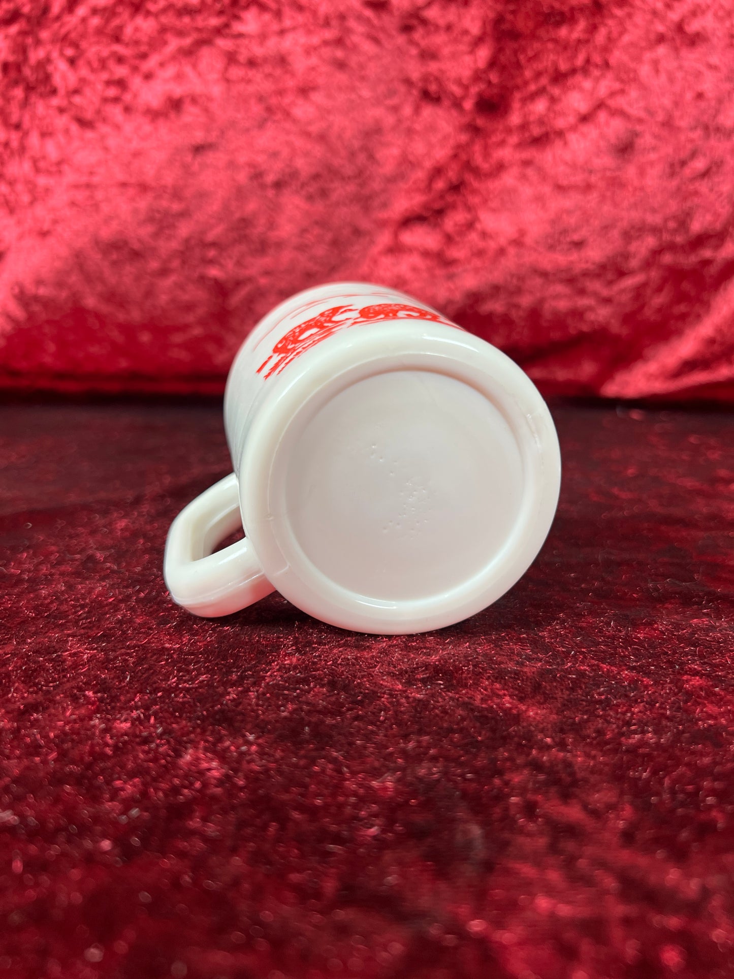 Vintage Kitchen - 1950s Children's Mug and Divided Plate Set - Ceramic - Little Bo Peep - Fire King