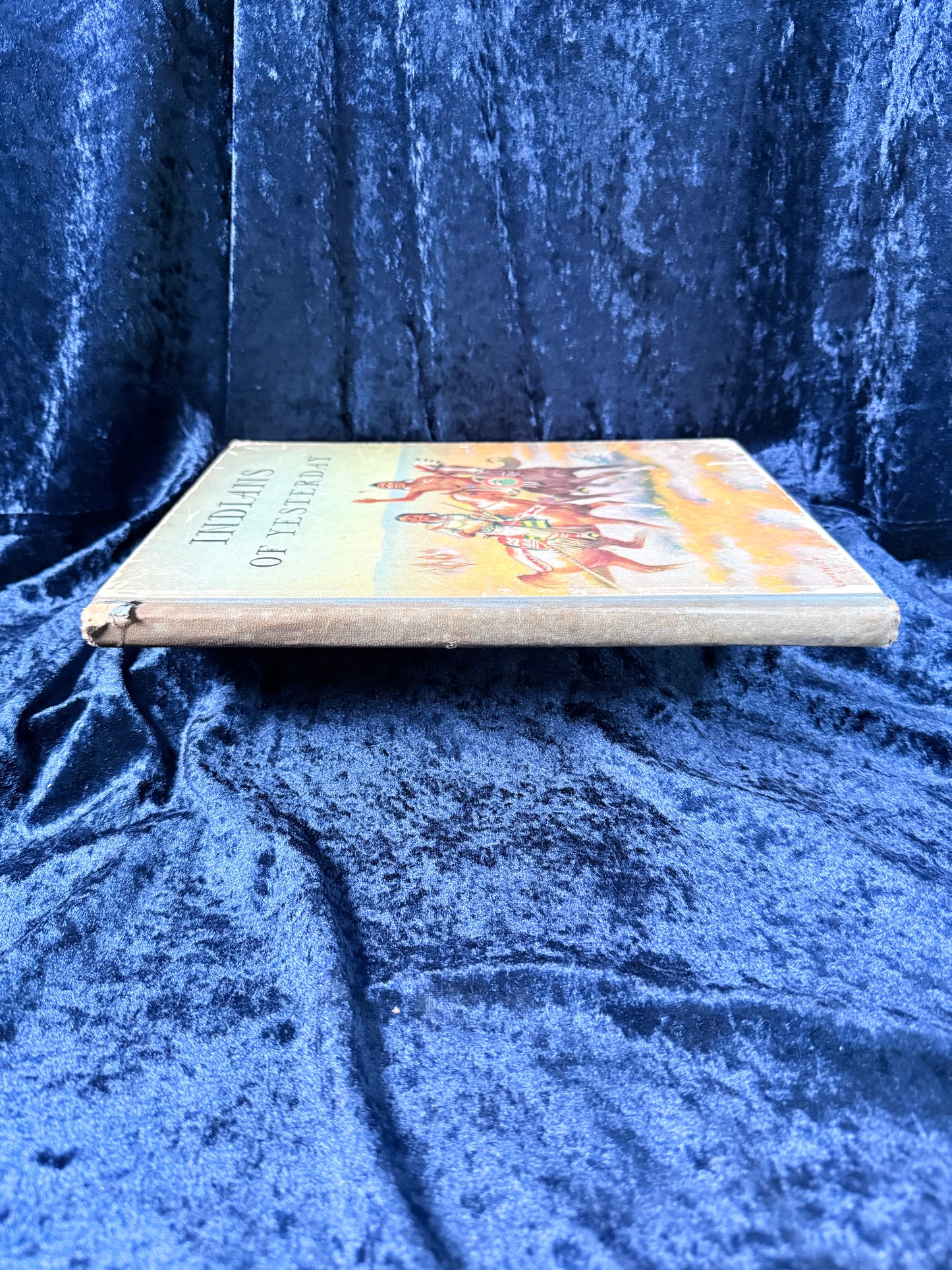Vintage Clothbound Hardcover Book – Indians of Yesterday Lone Wolf 1940