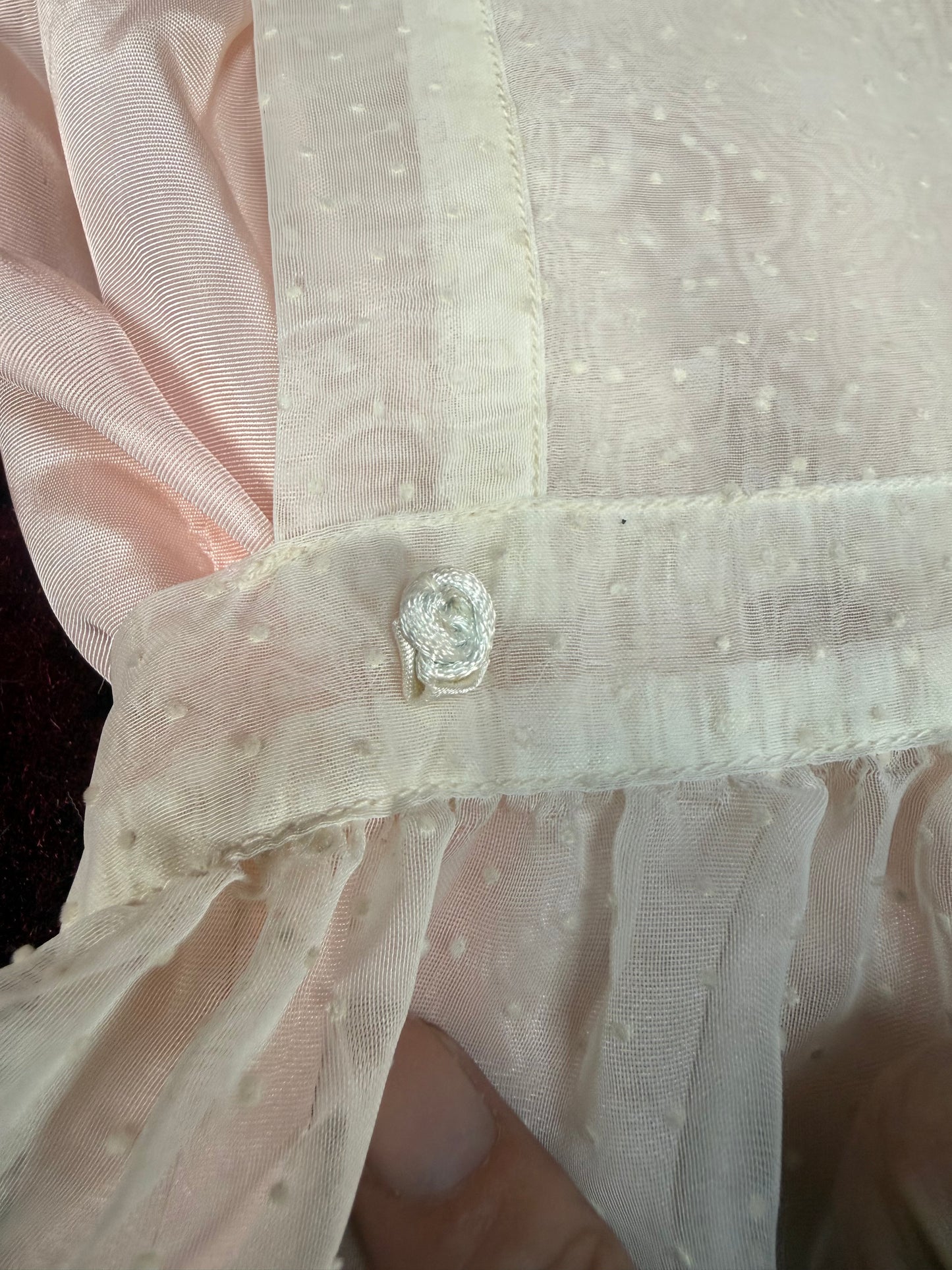Vintage Mid Century Baby Dress – Pink Pinafore - Toni Togs - 18 Months