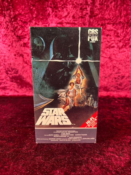 VHS - Star Wars - CBS Fox Video - 1977