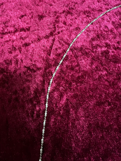 Vintage 925 Sterling Silver Italian Twisted Rope Chain - 30" - 7 Grams