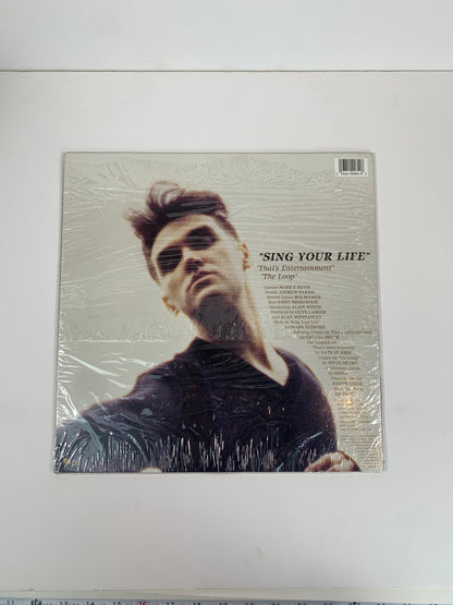 Vintage 12" Vinyl Record - Morrissey -  Sing Your Life