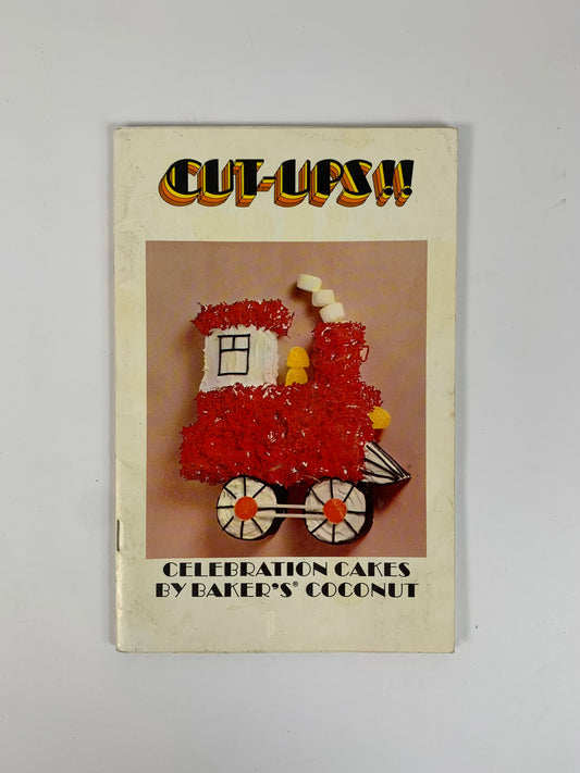 Vintage Ephemera - Cut-Ups!! - Celebration Cakes by Baker's Coconut Recipe Book - 3rd Edition - 1972