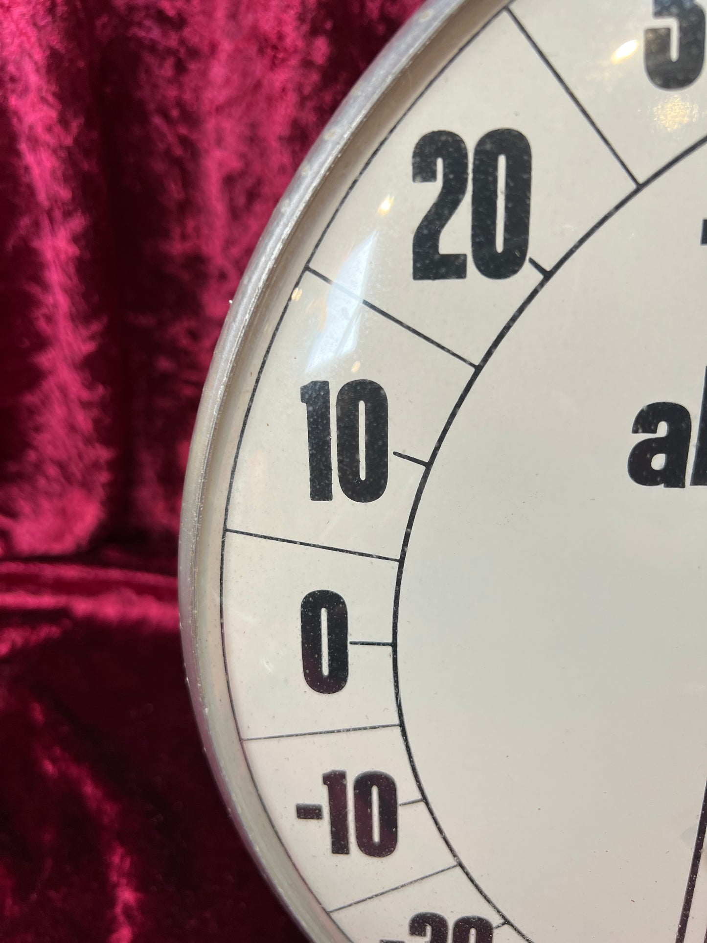 Vintage Metal Advertising Thermometer - Value Rated Used Car Novelty Sign