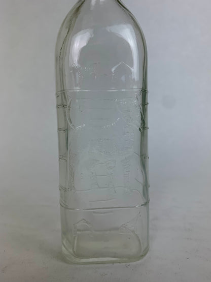 Vintage Baby Bottle - Embossed Doggy