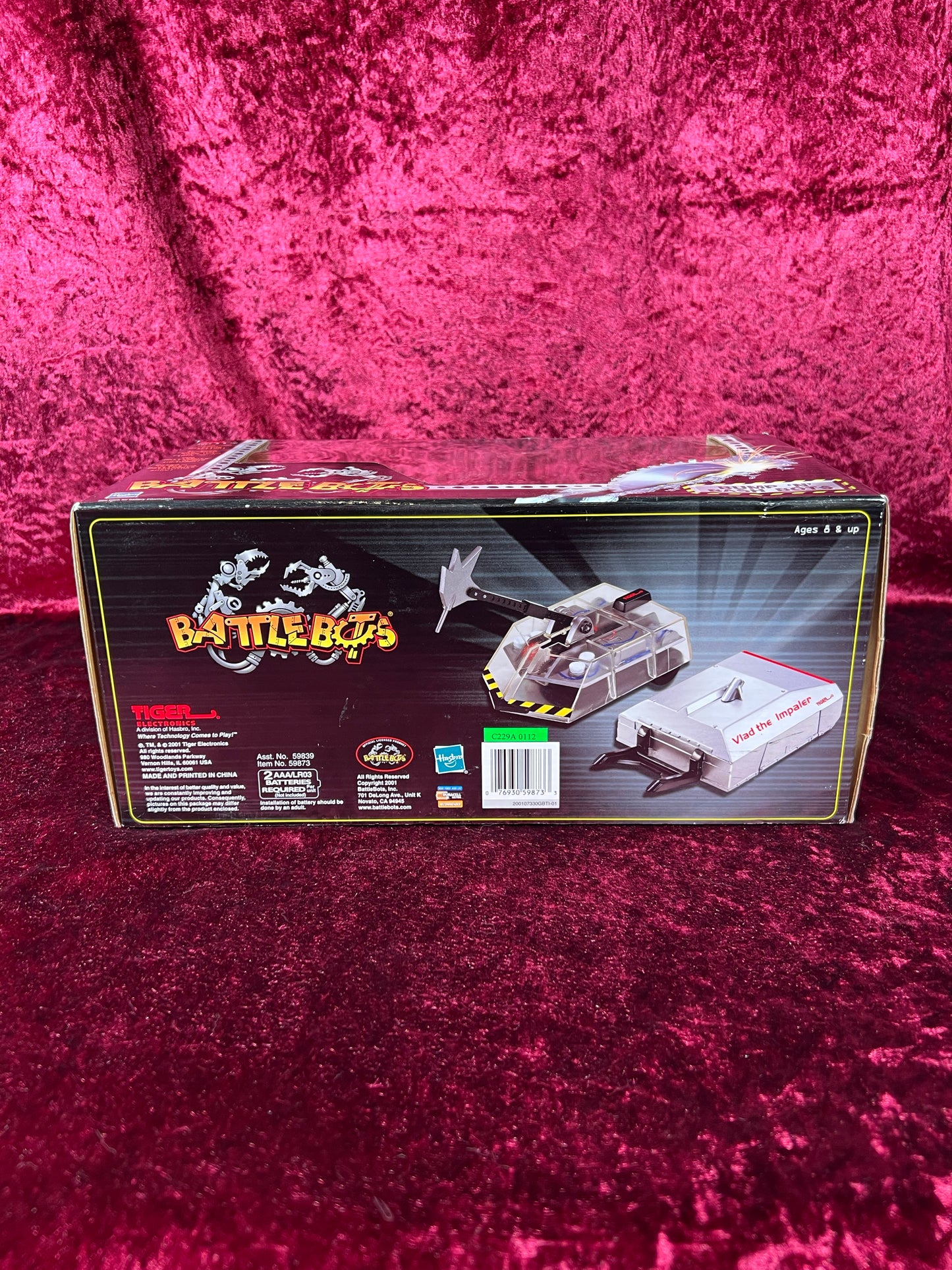 Vintage Collectibles - Battle Bots - Bump 'N' Bash Bots - KillerHurtz and Vlad The Impaler - Hasbro - 2001