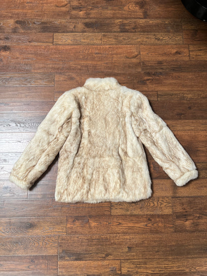 Vintage Clothing - 1980s Fur Jacket - Dyed Rabbit Fur - GDT Too - Small