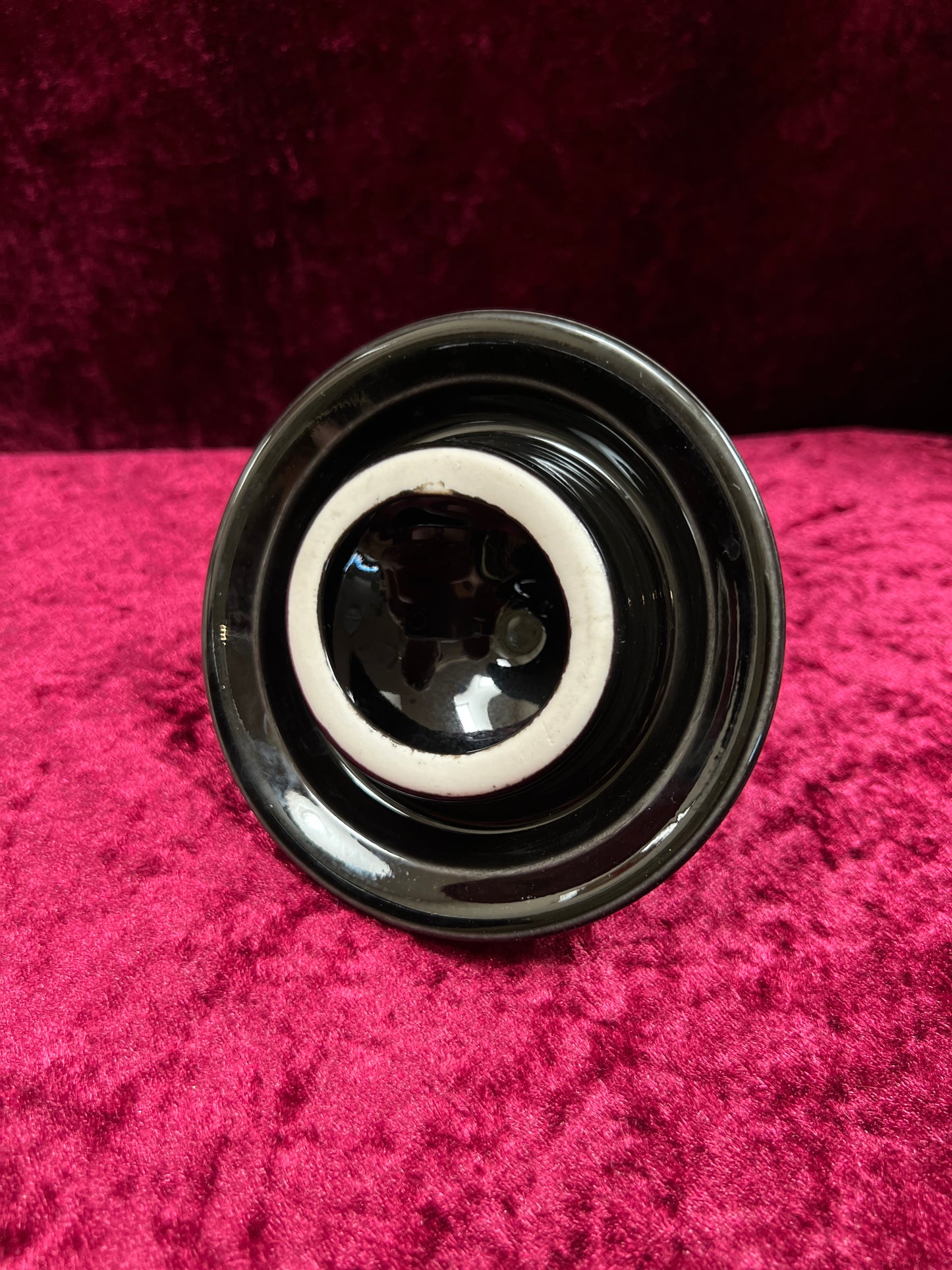 Vintage FIestaware Ceramic Teapot - Homer Laughlin Black 44 Oz Serving Pot