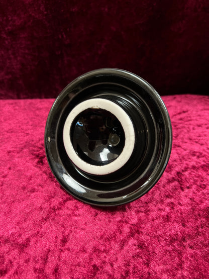 Vintage FIestaware Ceramic Teapot - Homer Laughlin Black 44 Oz Serving Pot
