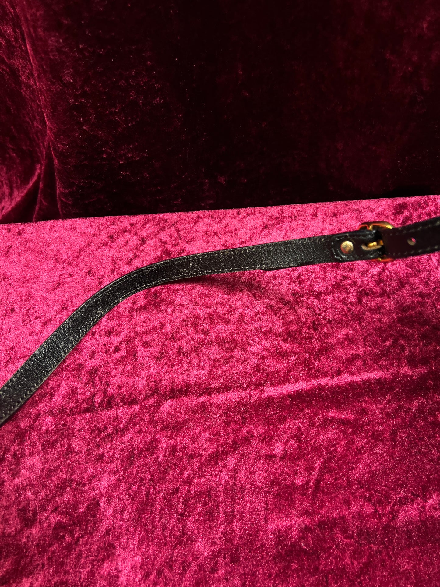 Vintage Black Leather Crossbody Bag - Bally Italy Saddle Purse
