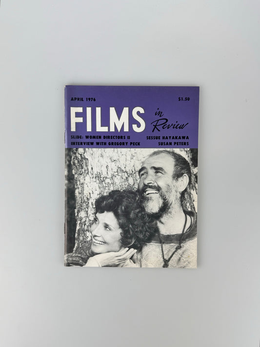 Films In Review Magazine - April 1976 - Women Directors, Sessue Hayakawa, Old Dracula