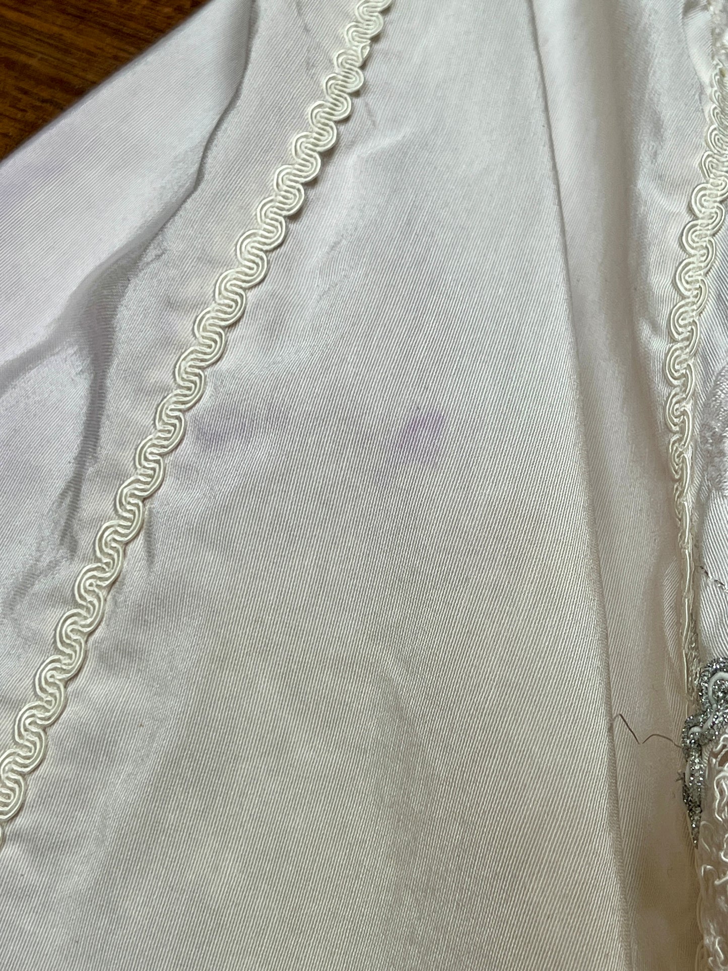 Vintage Romantic Bridal Cotton Lace Flare Midi Skirt - Embroidered Panels - Modelle