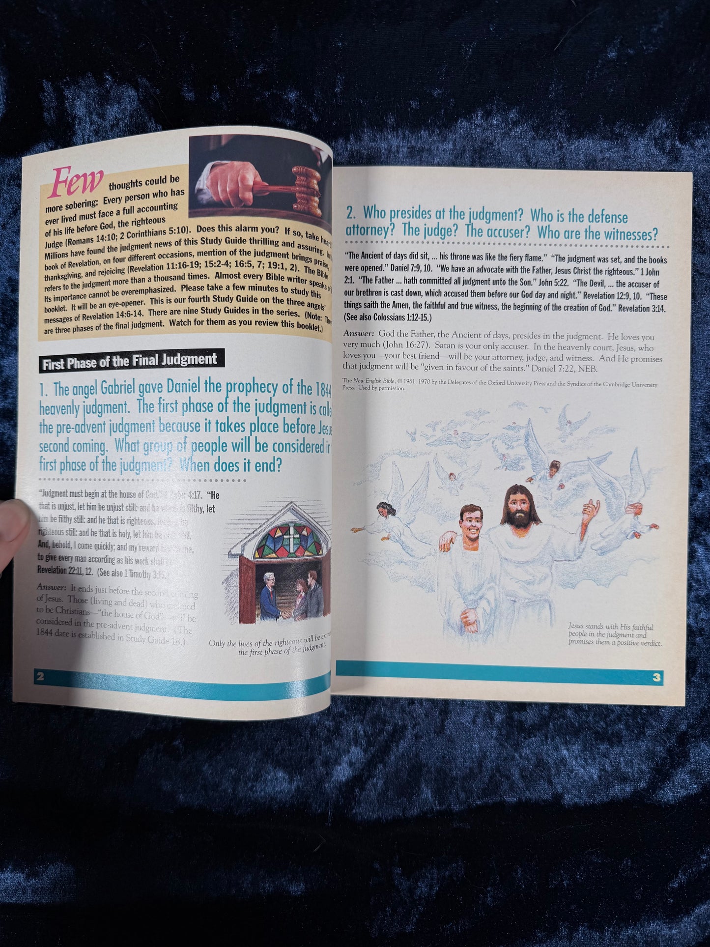 Vintage Amazing Facts Study Guide Booklet - Facing the Judge - Early Edition