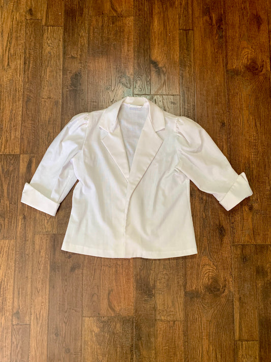 Vintage Surf and Turf Of California White Blazer - Large