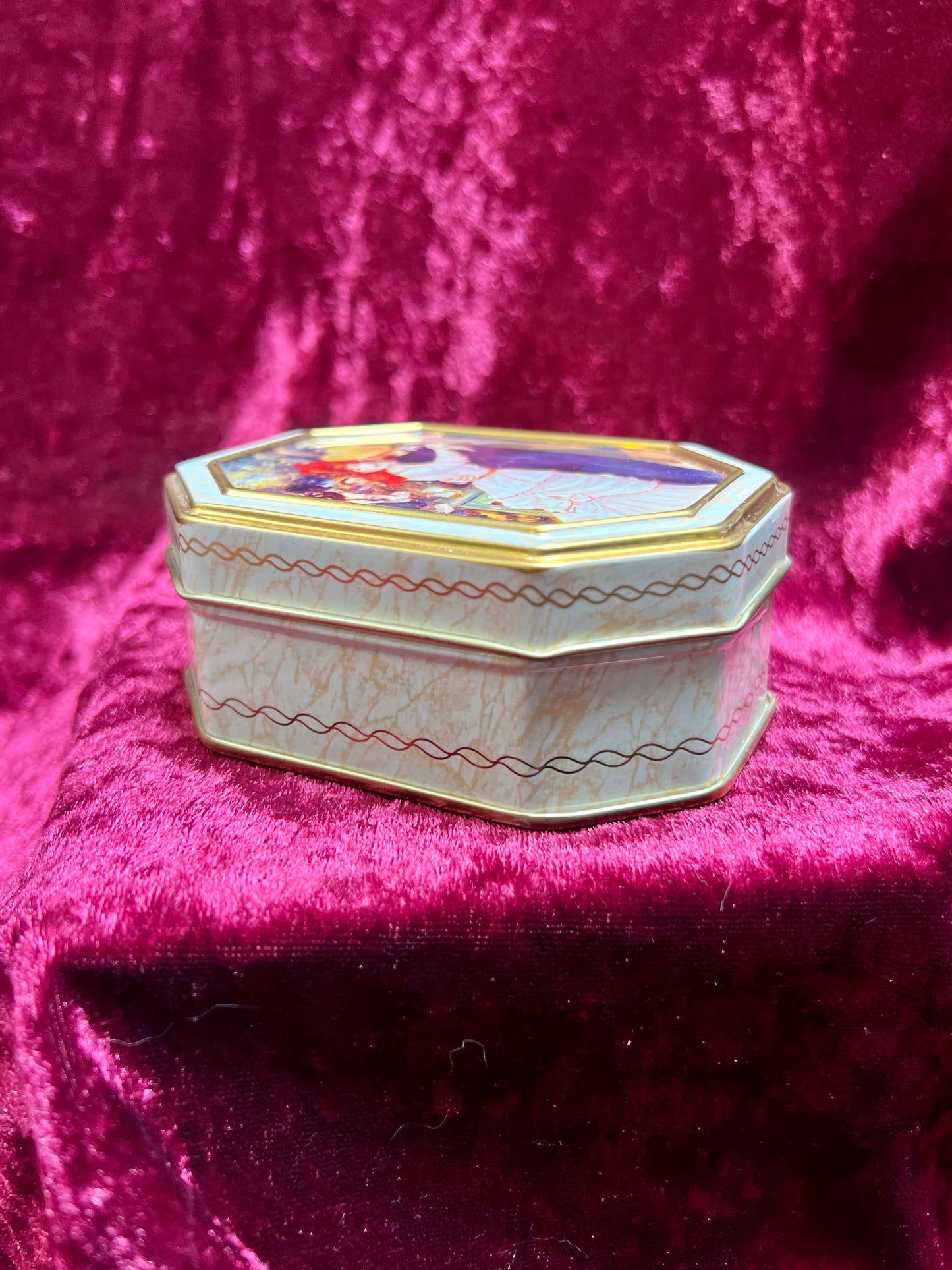 Vintage Tin - Churchill’s Fruit Bonbons - Old Master’s Collection - Dancing at Bougival - Renoir