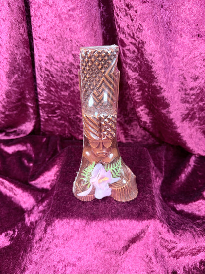 Vintage Hapa-Wood Tiki Figurine – Sealed Kanaloa Polynesian God Coco Joe's Hawaii