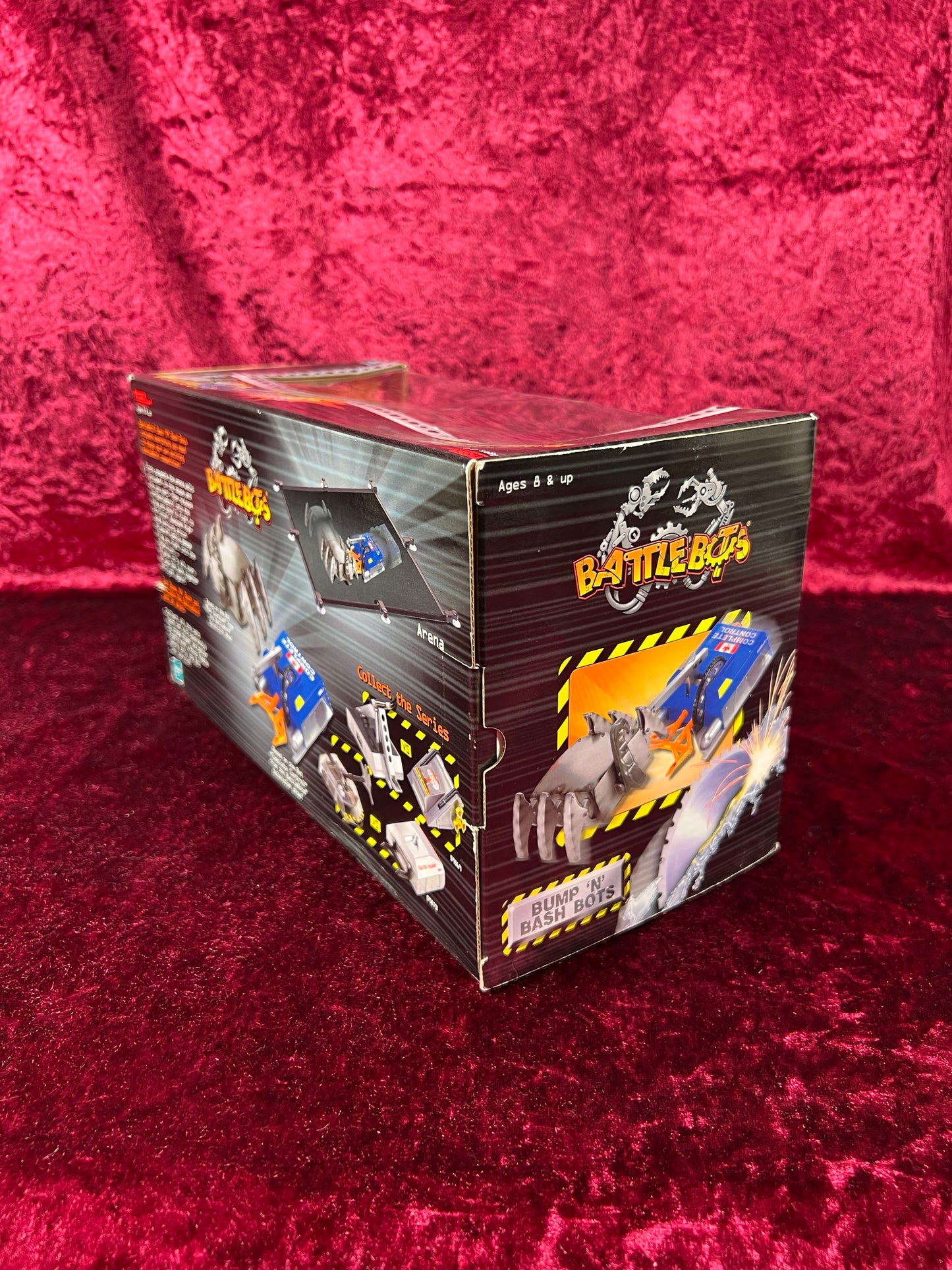 Vintage Collectibles - Battle Bots - Bump 'N' Bash Bots - Red Scorpion and Complete Control - Hasbro - 2001