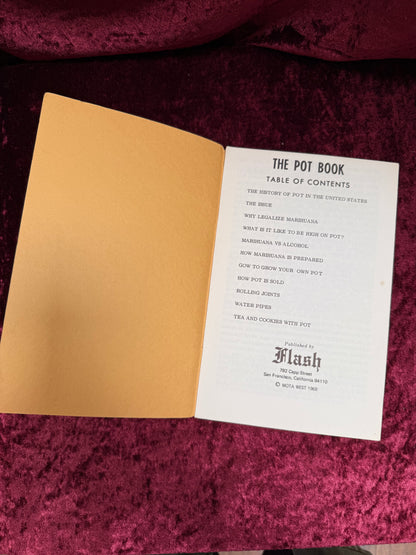 Vintage Paperback Book - The Pot Book - Mota West - 1968