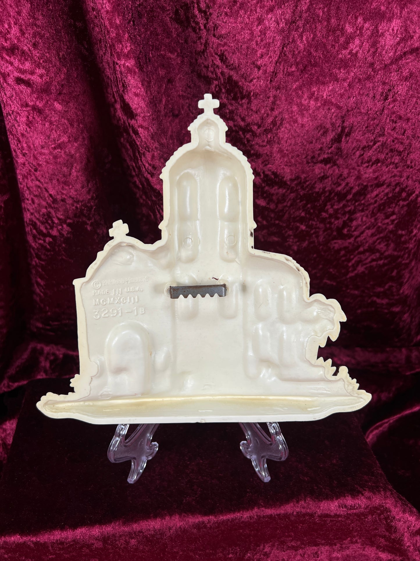 Vintage Wall Plaque Set - Southwestern Mission Church and Adobe Village - Burwood Products