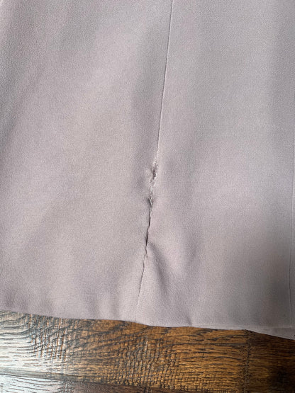 Vintage Clothing - Uniform Shirt Blouse - Grey Purple - Medium - Yick Fung