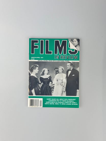 Films In Review Magazine - March/April 1991 - All About Eve, Margaret Lockwood, Godfather 3