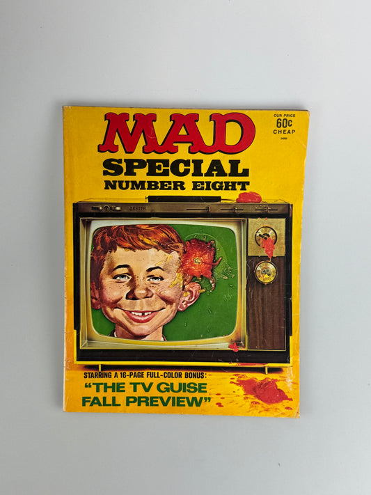 Vintage Mad Magazine - Mad Special - 1972 - #8 - with TV Guise Insert