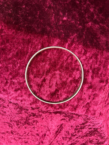 Vintage Jewelry - Bangle Bracelet - 925 Sterling Silver - Stamped Corn - Taxco
