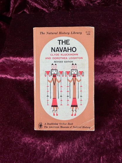 Vintage The Navaho by Clyde Kluckhohn Dorothea Leighton Anthropology Paperback