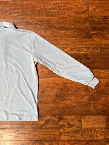 Vintage Clothing - Long Sleeve Polo - Baby Blue - Arnold Palmer - Medium
