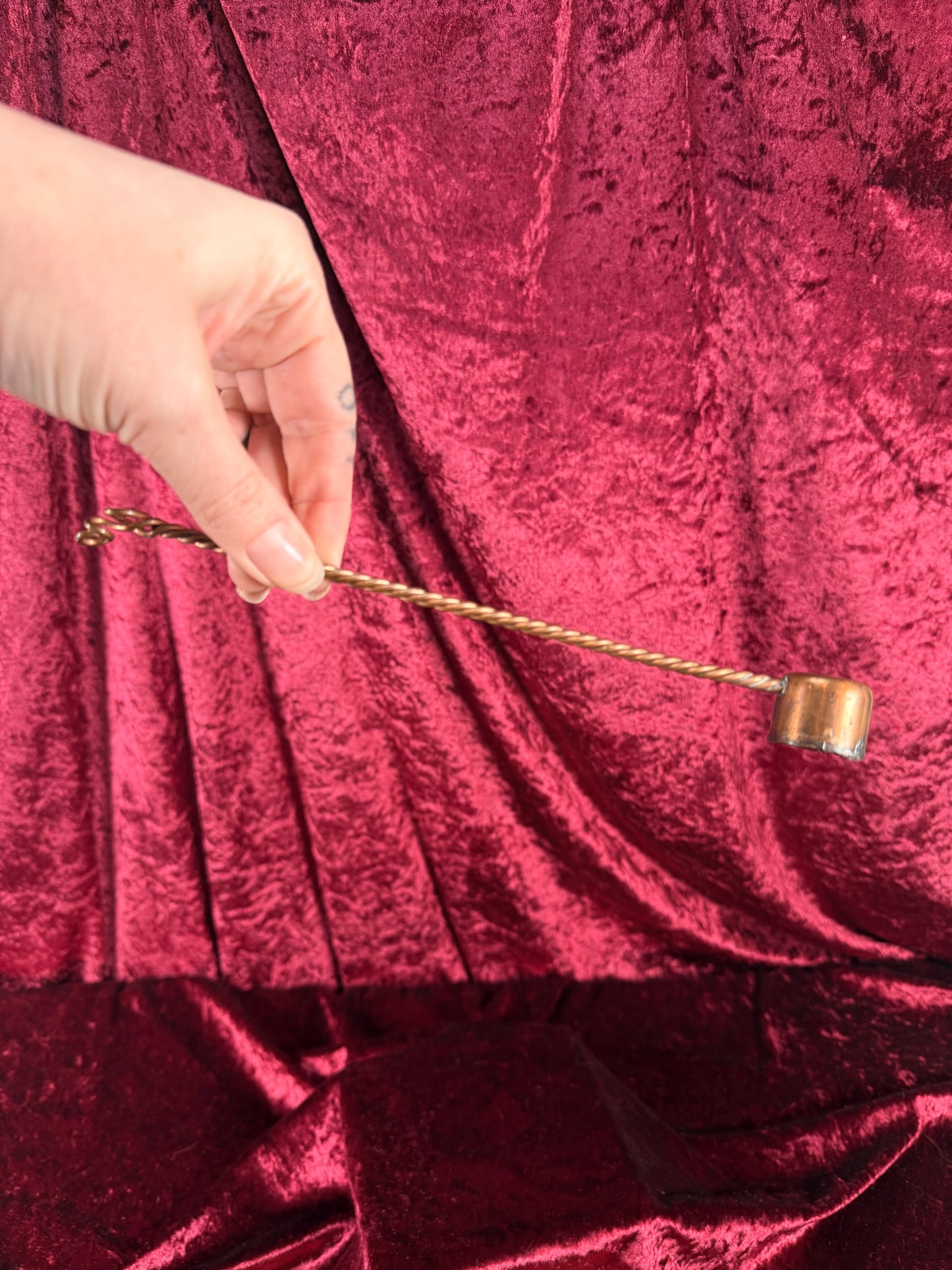 Vintage Candle Snuff - Primitive Copper Design
