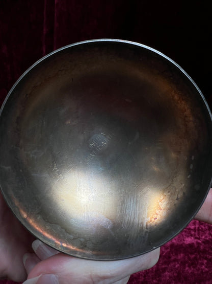 Vintage Silverplate Candlestick Holders - Domed Oneida Silversmith Trio