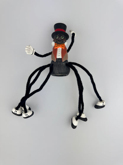 Vintage Anthropomorphic Ant Couple with Pipe Cleaner Limbs