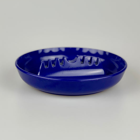 Vintage Ges-Line Cobalt Blue Melamine Ashtray