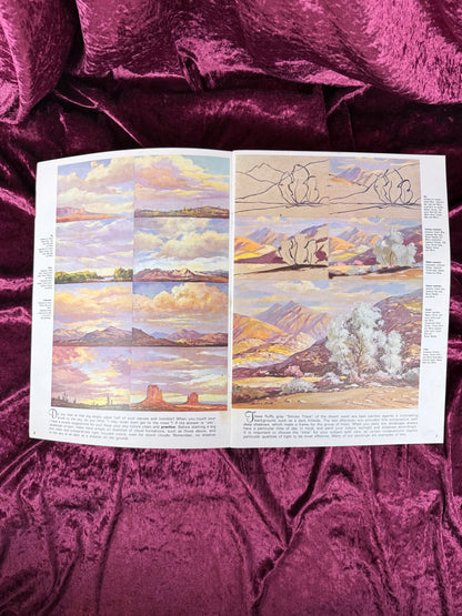 Vintage Art Instruction Magazine - 32 Painting Lessons In Oil Walter T. Foster Guide