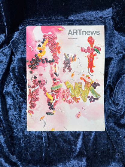 Vintage Paper ARTnews Magazine – Ed Ruscha Sweet and Sour April 1972