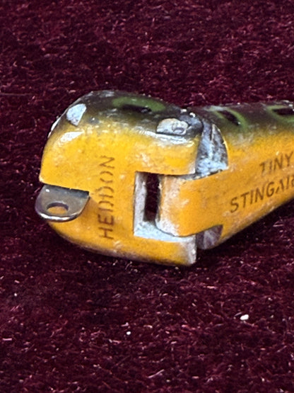 Vintage Wood Fishing Lure – Heddon Tiny Stingaree Frog Pattern