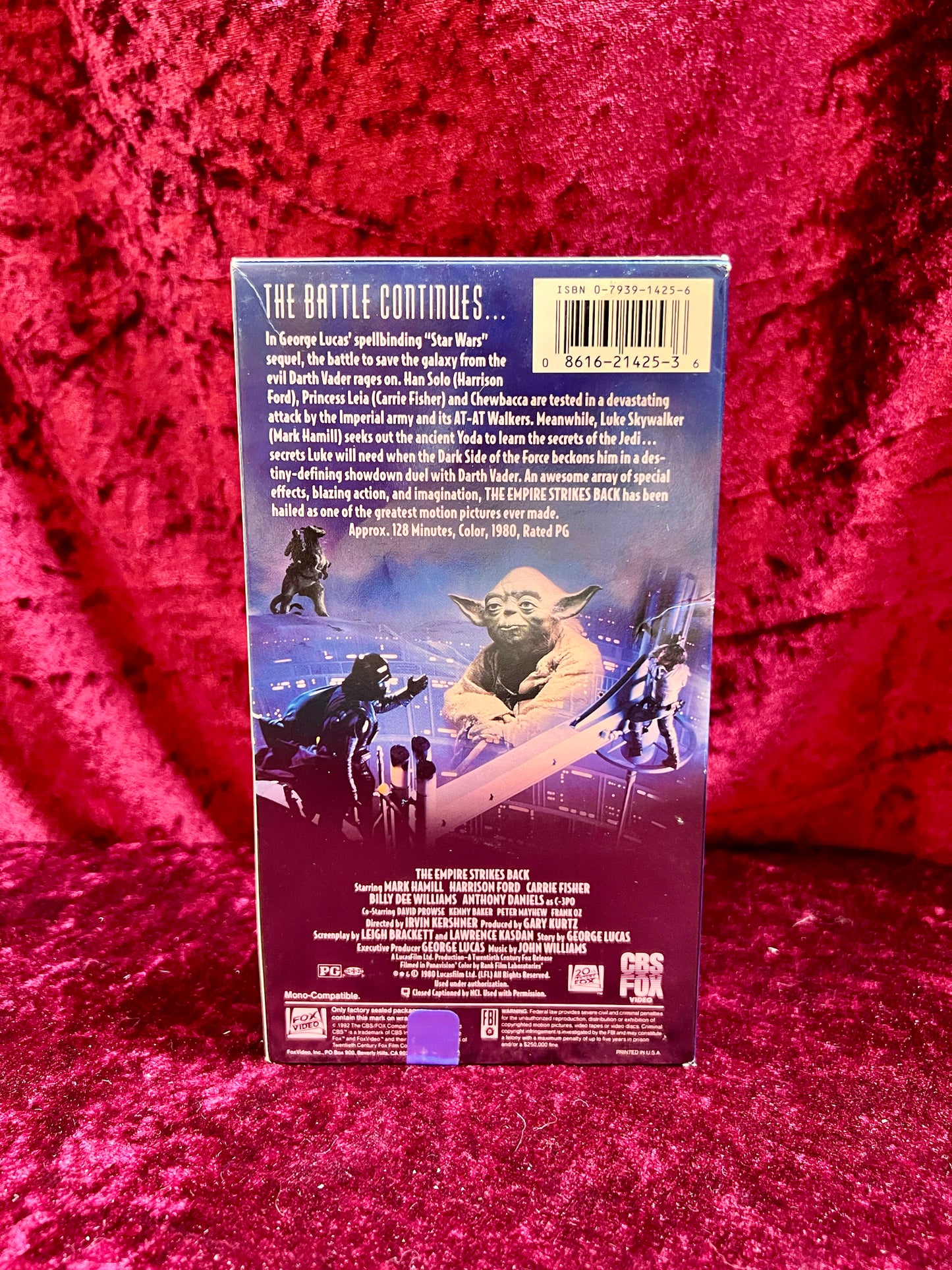 VHS - Star Wars Trilogy Box Set - 1983